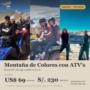 Montaña de Colores con ATVs - Qosqo Trips